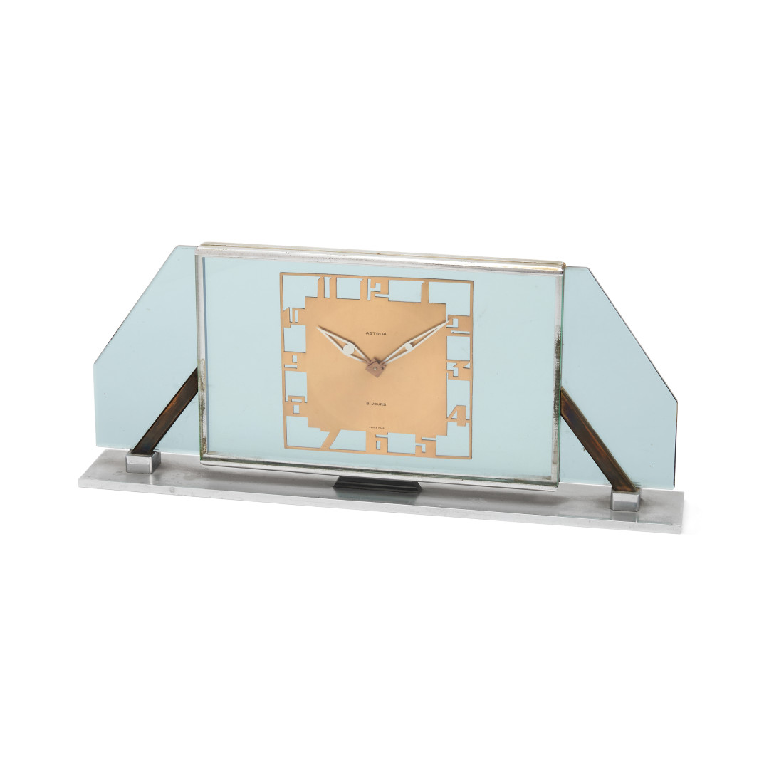 EUROTIME Orologio Da Parete Radio Controllato 30 Cm - Vetro E Alluminio, Cambio Ora Legale Automatico, Per Soggiorno