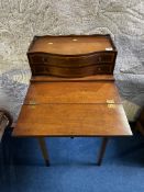 Reproduction mahogany writing desk