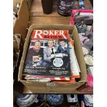 A box of assorted Sunderland AFC football programmes from the 1960s/70s