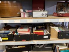 Shelf of various books