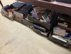Various boxes of books, Encyclopedias, art history and others