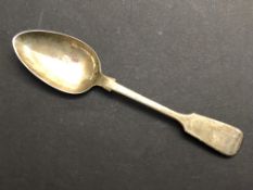 Victorian tea spoon date letter P Weight 19g