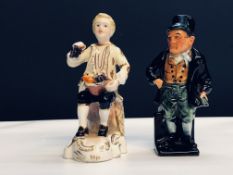 Royal crown derby fruit seller together with Royal