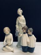 2 Nao figures & oriental figure