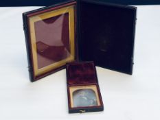 Victorian miniature photo & Victorian photo frame