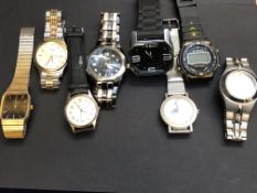 Collection of gents fashion watches