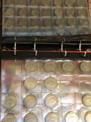 Large coin collection, majority from the 1940's -
