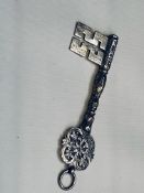 Silver masonic key Horwich Lodge dated Nov 13th 18