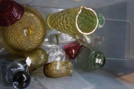 Collection of glass ware to include possible White