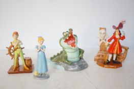 4x Boxed Royal Doulton Peter Pan figures