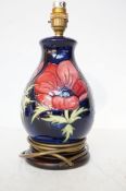 Moorcroft Anemone table lamp