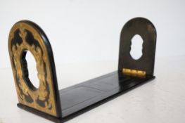Brass & ebony book stand