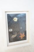 Framed original spiders web signed 1922