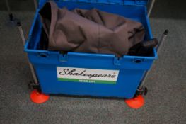 Shakespeare fishing seat box & contents