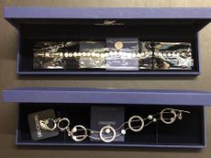 2 Swarovski bracelets as new with tags