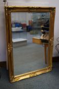 Large gilt framed mirror