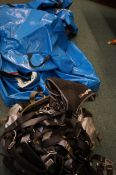 Large collection of work safety harnesses & belts