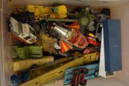 Box of early model vehicles