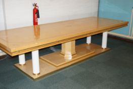 Very large board table 330 cm