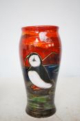 Anita Harris puffin vase signed in gold