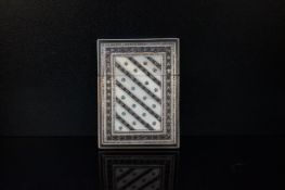 Bone inlaid card case