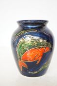Anita Harris Koi-Carp vase signed in gold