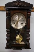 Holly wall clock with key