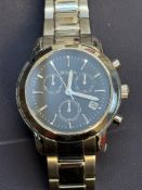 Bulova quartz chronograph wristwatch with date app