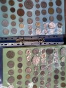 Folder of unsorted coins