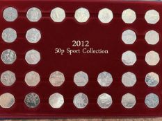 2012 50p sport collection