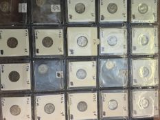 Collection of 3d coins 1920's/30's