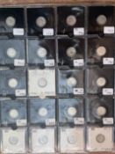 Collection of 3d coins 1931-1942