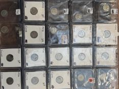 Collection of 3d coins 1930's/40's