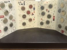 Great British coin hunt A-Z 10p coins complete