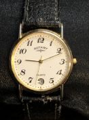 Rotary gold plated gents watch