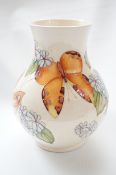 Moorcroft butterfly vase 1993 Height 24 cm