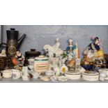 19th century and later ceramics and collectables to include figures, crested china ad others