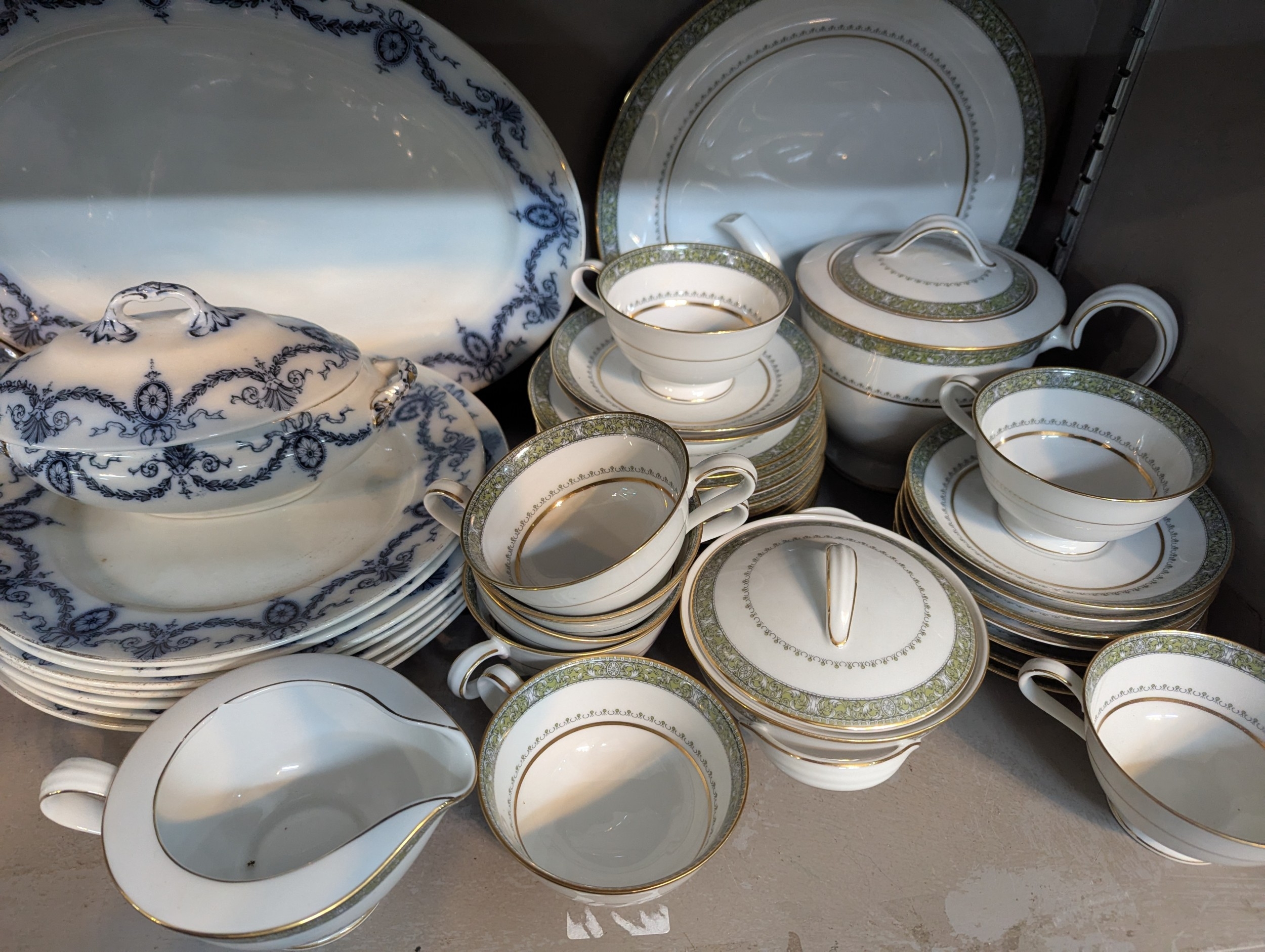 A mixed lot of ceramics to include a Royal Crown Derby Posies pattern coffee service, Noritake - Image 5 of 5