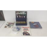 Music related ephemera to include 'The Beatles Collection' boxed set of 13 cassettes. 'Meet the