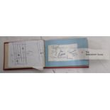 A 1970s autograph book containing the signatures of Harry H Corbett, The Shakedown Sounds, Stanley