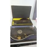 Two vintage late 19th/early 20th century Zither's, one in a wooden hinged case, the other in a