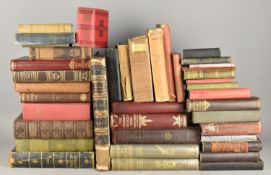 A Collection of Various 19th and 20th Century Published Books to Include Tooled Leather Volume of