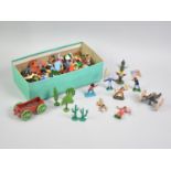 A Collection of Britains and Other Plastic Soldiers, Cowboys and Indians Etc