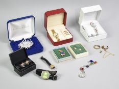 A Collection of Various Costume Jewellery to include Boxed 'The World Of Beatrix Potter' Enamelled
