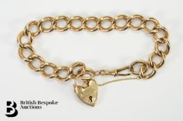 9ct Yellow Gold Belcher Bracelet