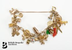 9ct Gold Charm Bracelet