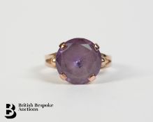 9ct Gold and Alexandrite Ring