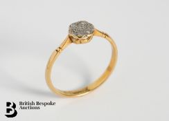 18ct Gold and Platinum Diamond Ring