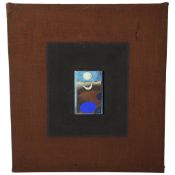 Christopher Sturgess-Lief (1937 - 2011), mixed media construction on hessian backboard, overall 77cm