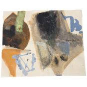 European School, mixed media on paper, titled Cordoba (El Jardin), indistinctly signed, 34cm x 40cm,